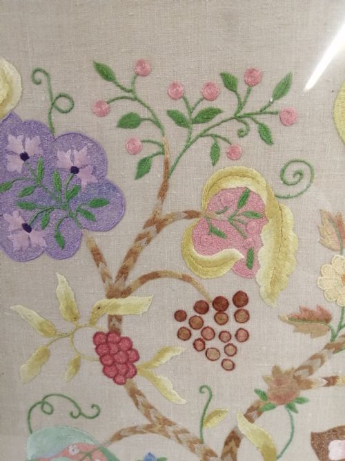 ANTIQUE EMBROIDERED SCREEN TABLE - ADDITIONAL PHOTO 13