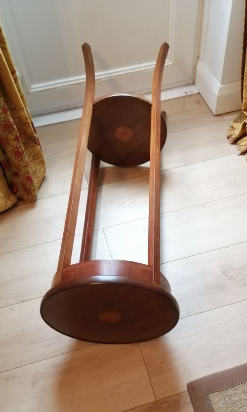 EDWARDIAN INLAID PLANT STAND - ADDITIONAL PHOTO 6