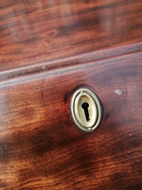 ANTIQUE GEORGIAN MAHOGANY BUREAU - ADDITIONAL PHOTO 7