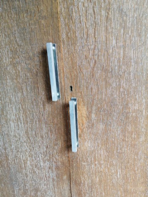 ART DECO LIMED OAK WARDROBE IN THE STYLE OF HEALS - ADDITIONAL PHOTO 6