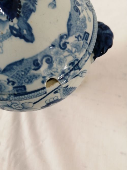 19C MASONS IRONSTONE TUREEN - ADDITIONAL PHOTO 2