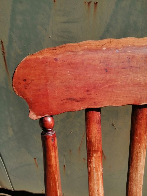 ANTIQUE WINDSOR LATHE BACK CHAIR - ADDITIONAL PHOTO 2
