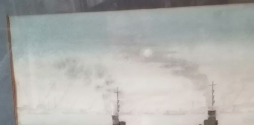 AN ORIGINAL WATERCOLORTWO TUGS - ADDITIONAL PHOTO 2