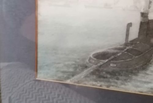 AN ORIGINAL WATERCOLORTWO TUGS - ADDITIONAL PHOTO 8