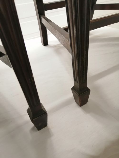 ANTIQUE SET OF 8 MAHOGANY DINING CHAIRS - ADDITIONAL PHOTO 3