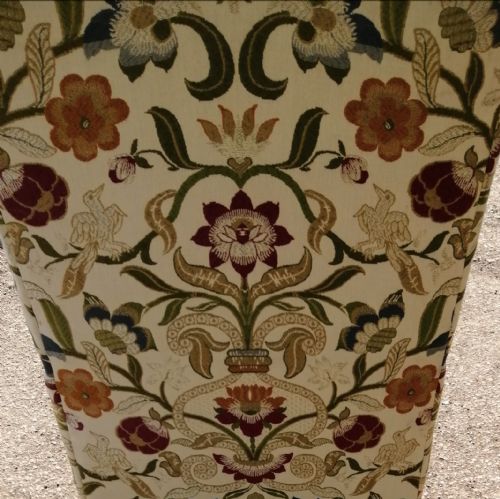 A WALNUT GAINSBOROUGH TYPE TAPESTRY ARMCHAIR - ADDITIONAL PHOTO 7