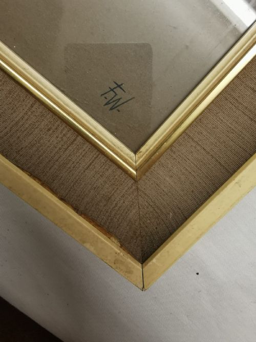 ORIGINAL SIGNED CUBIST TEMPRA PAINTING - ADDITIONAL PHOTO 11