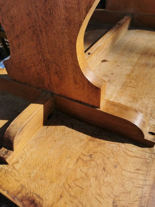 HEALS OAK WRITING TABLE OR SMALL DINING TABLE - ADDITIONAL PHOTO 4