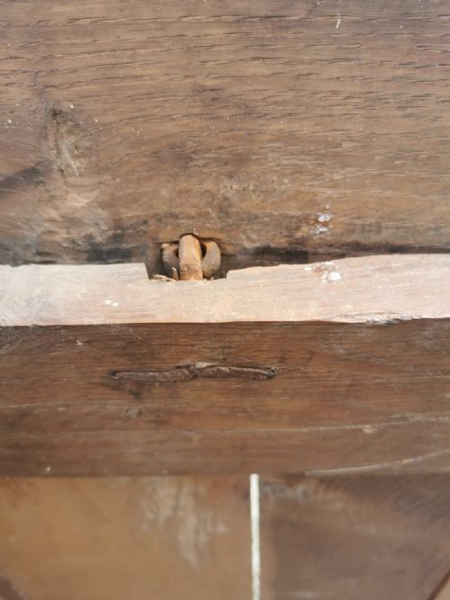 ATTRACTIVE ANTIQUE WELSH OAK MULE CHEST - ADDITIONAL PHOTO 4
