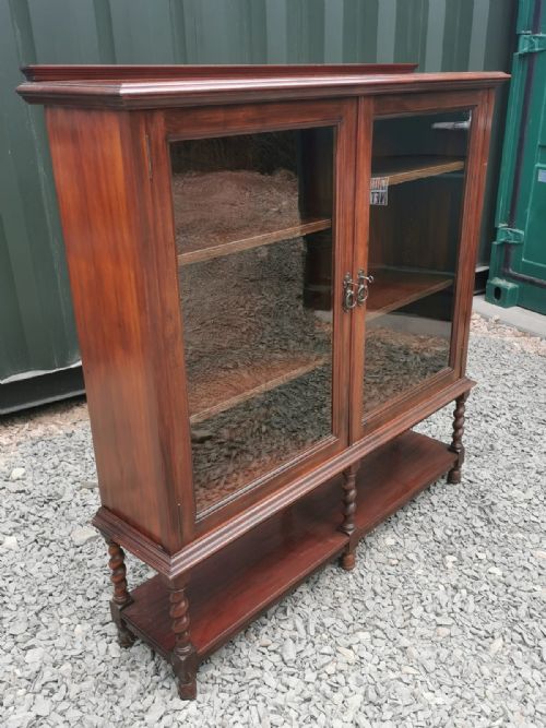 a fine arts and crafts shapland and petter mahogany bookcase - CATEGORY: ANTIQUE BOOKCASES - DATED 1910
