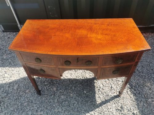 qualityantique small inlaid sideboardserver - CATEGORY: ANTIQUE SIDEBOARDS - DATED 1880