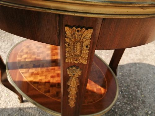 FRENCH OCCASIONAL TABLE LAMP TABLE - ADDITIONAL PHOTO 3