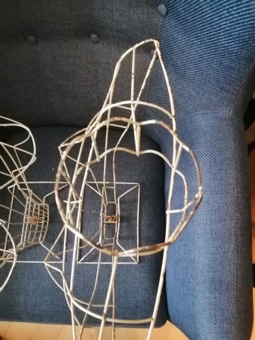 2 ANTIQUE WIRE SHOP MANNEQUINS - ADDITIONAL PHOTO 4