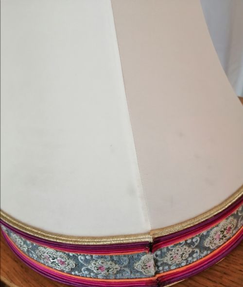 ANTIQUE FRENCH PARIS PORCELAIN TABLE LAMP - ADDITIONAL PHOTO 11