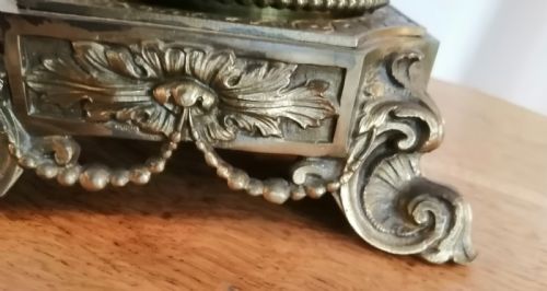 ANTIQUE FRENCH PARIS PORCELAIN TABLE LAMP - ADDITIONAL PHOTO 20