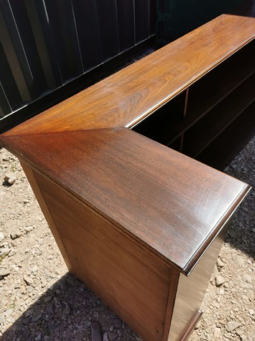 OPEN BOOKCASE IN MAHOGANY - ADDITIONAL PHOTO 2