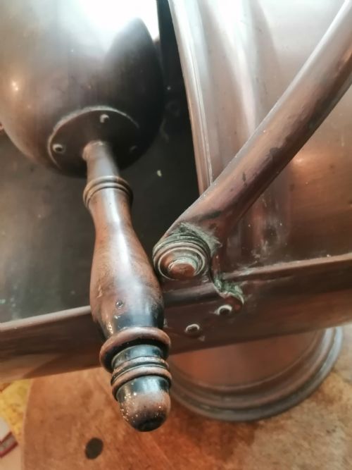 LARGE VICTORIAN COAL HELMETSCUTTLE - ADDITIONAL PHOTO 1