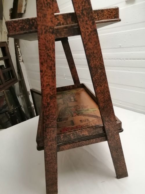 PAINTED COTTAGE AND GARDEN 2 TIER OCCASIONAL TABLE - ADDITIONAL PHOTO 4