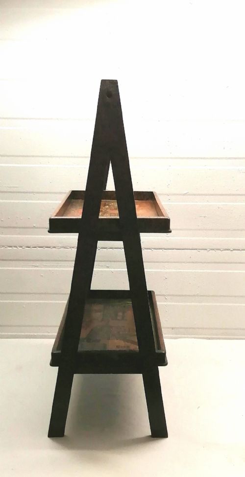 PAINTED COTTAGE AND GARDEN 2 TIER OCCASIONAL TABLE - ADDITIONAL PHOTO 15