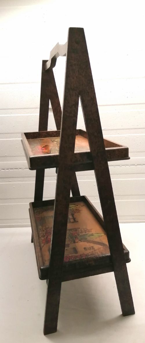 PAINTED COTTAGE AND GARDEN 2 TIER OCCASIONAL TABLE - ADDITIONAL PHOTO 16