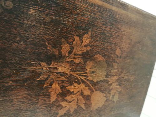 19C FOLK ART PINE TABLE - ADDITIONAL PHOTO 1