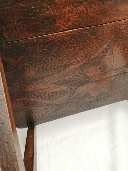 19C FOLK ART PINE TABLE - ADDITIONAL PHOTO 4