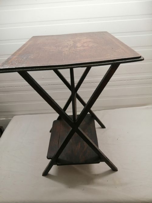 19C FOLK ART PINE TABLE - ADDITIONAL PHOTO 9