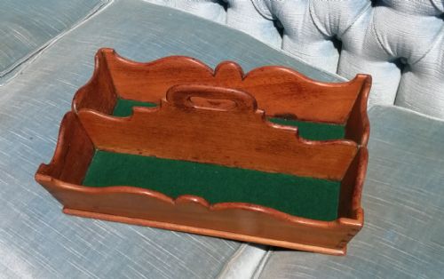 GEORGIAN MAHOGANY CUTLERY TRAY - ADDITIONAL PHOTO 3