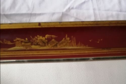 ANTIQUE CHINOISERIE MIRROR - ADDITIONAL PHOTO 6