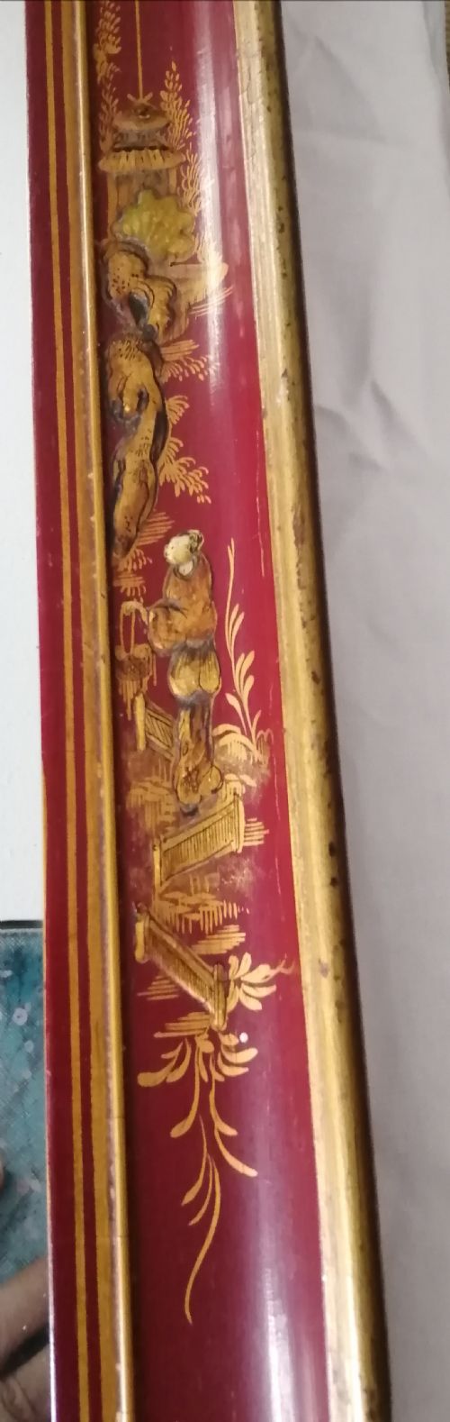 ANTIQUE CHINOISERIE MIRROR - ADDITIONAL PHOTO 8