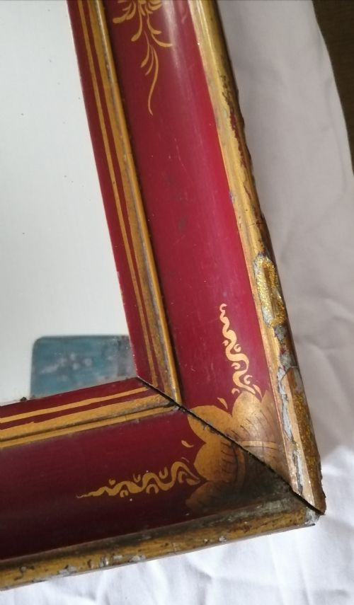 ANTIQUE CHINOISERIE MIRROR - ADDITIONAL PHOTO 9