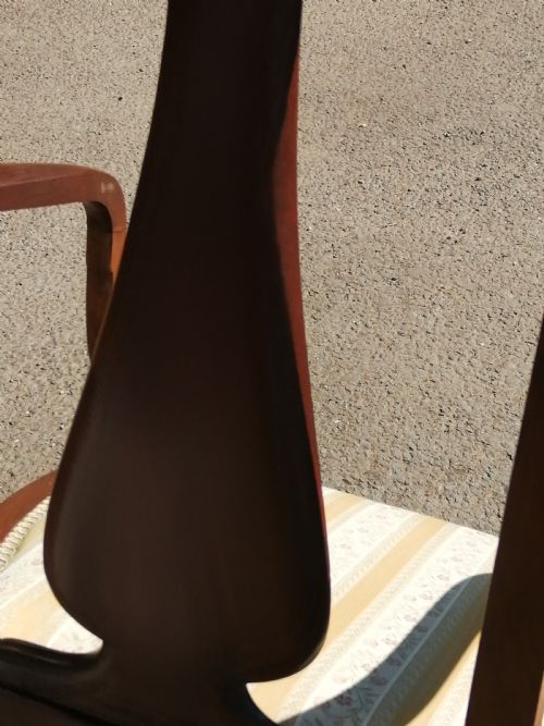 ARTS AND CRAFTS INLAID MAHOGANY ARM CHAIR POSSIBLY SCOTTISH - ADDITIONAL PHOTO 2