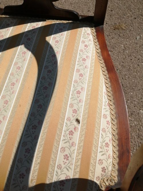 ARTS AND CRAFTS INLAID MAHOGANY ARM CHAIR POSSIBLY SCOTTISH - ADDITIONAL PHOTO 7