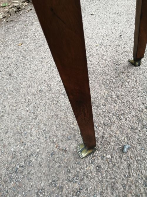 ANTIQUE FRENCH WALNUT WRITING TABLE - ADDITIONAL PHOTO 3
