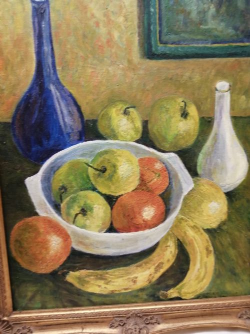 OIL ON CANVAS STILL LIFE - ADDITIONAL PHOTO 4