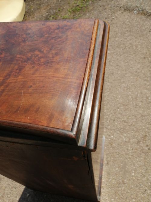 VICTORIAN WALNUT BEDSIDE CABINET - ADDITIONAL PHOTO 5