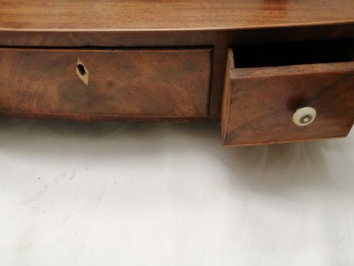GEORGIAN MAHOGANYOVAL DRESSING TABLE MIRROR - ADDITIONAL PHOTO 1