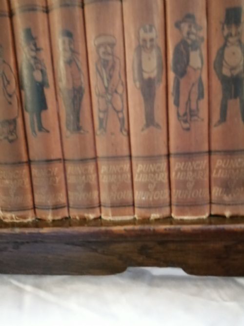 ART'S AND CRAFTS BOOK TROUGH WITH ORIGINAL SET OF 25 PUNCHBOOKS - ADDITIONAL PHOTO 4