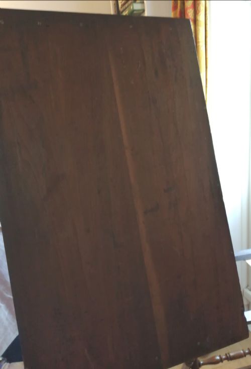 VICTORIAN WALNUT BUTLER'S TRAY ON STAND - ADDITIONAL PHOTO 7