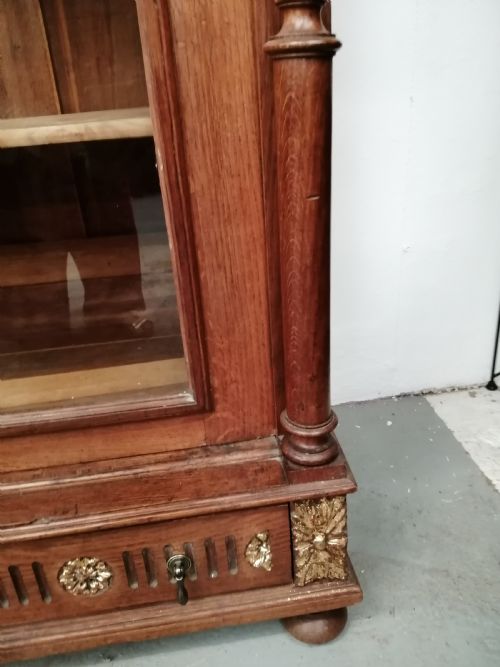 ANTIQUE FRENCH BOOKCASECABINET - ADDITIONAL PHOTO 8