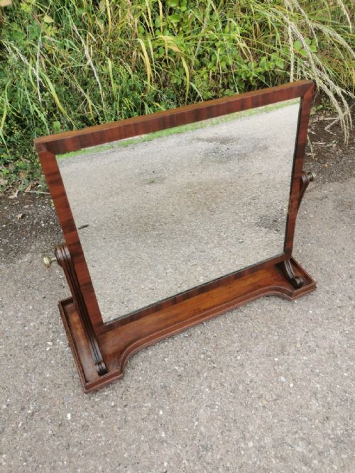 REGENCY MAHOGANY DRESSING TOILET MIRROR BY GILLOWS - ADDITIONAL PHOTO 1