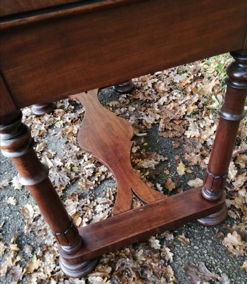 WILLIAM 4TH FLAME MAHOGANY HALLCONSOLE TABLE - ADDITIONAL PHOTO 2