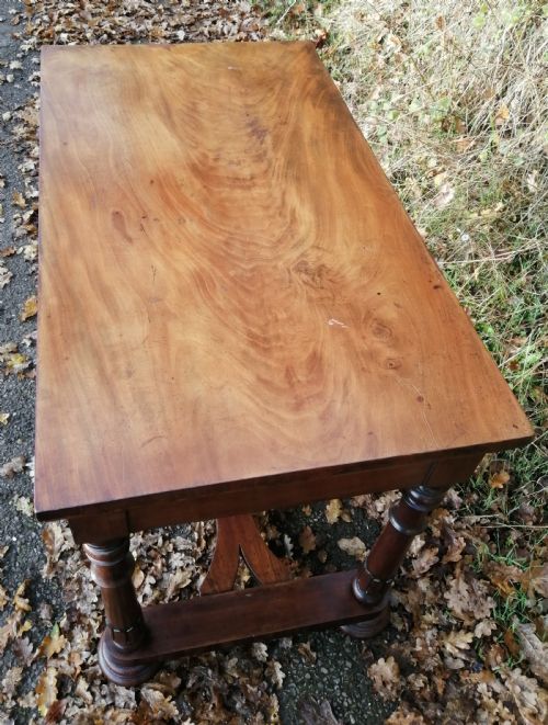 WILLIAM 4TH FLAME MAHOGANY HALLCONSOLE TABLE - ADDITIONAL PHOTO 3
