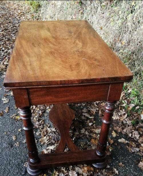 WILLIAM 4TH FLAME MAHOGANY HALLCONSOLE TABLE - ADDITIONAL PHOTO 5