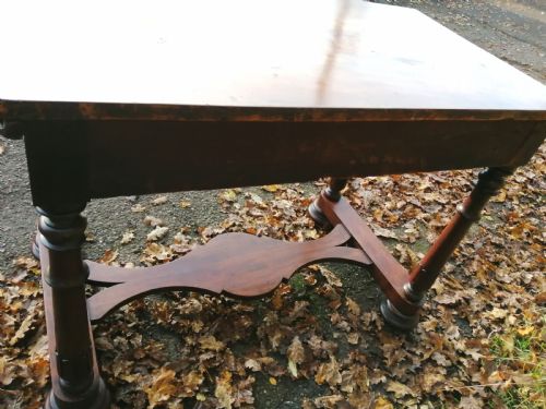 WILLIAM 4TH FLAME MAHOGANY HALLCONSOLE TABLE - ADDITIONAL PHOTO 6