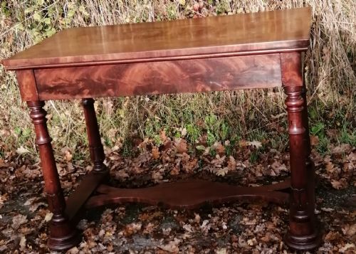 WILLIAM 4TH FLAME MAHOGANY HALLCONSOLE TABLE - ADDITIONAL PHOTO 7