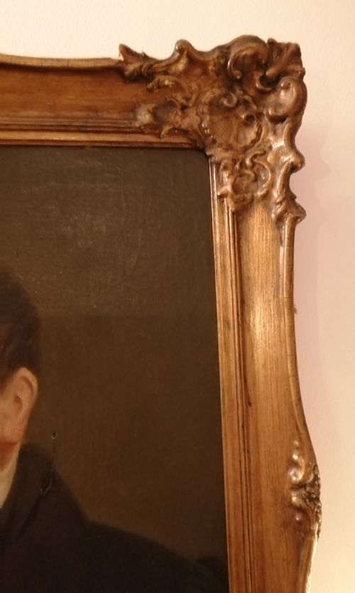 HANDSOME 19 PORTRAIT IN ORIGINAL FRAME - ADDITIONAL PHOTO 7