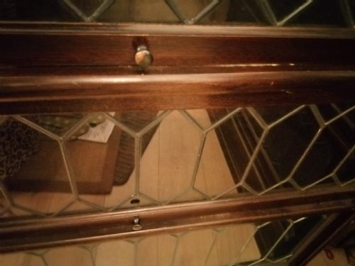A PAIR OF EDWARDIAN MAHOGANY GLOBE WERNICKE'S - ADDITIONAL PHOTO 8