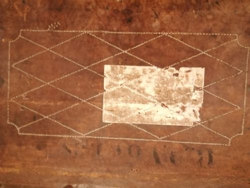 A RARE ANGLO INDIAN STITCHED LEATHER TRAVELING TRUNK - ADDITIONAL PHOTO 9