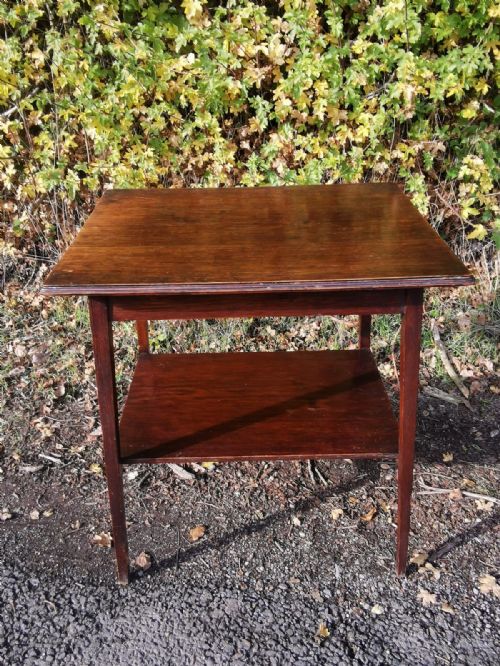 art's and crafts oak occasional table - CATEGORY: ANTIQUE TABLES - DATED 1900